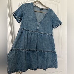 princess polly baby blue dress H&M | Dresses | Hm Brown Denim Dress